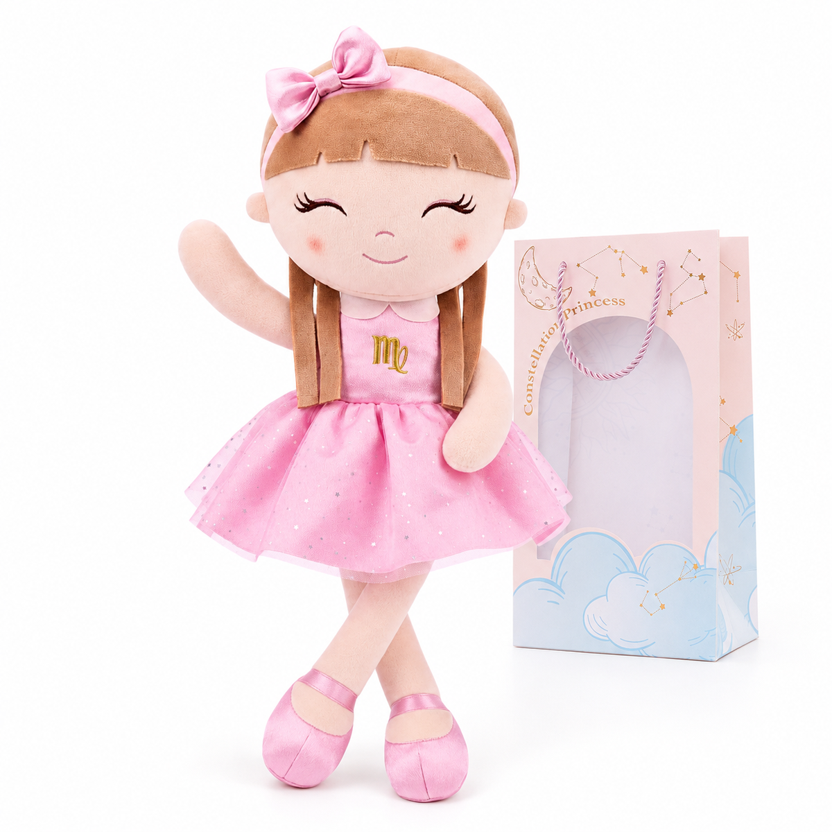 12 Zodiac Doll Collection – 17-Inch Astrology Birthday Gift Set for Girls