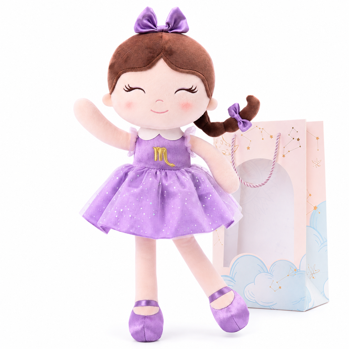 Scorpio Zodiac Doll Gift Set – 17-Inch Birthday Gift for Girls