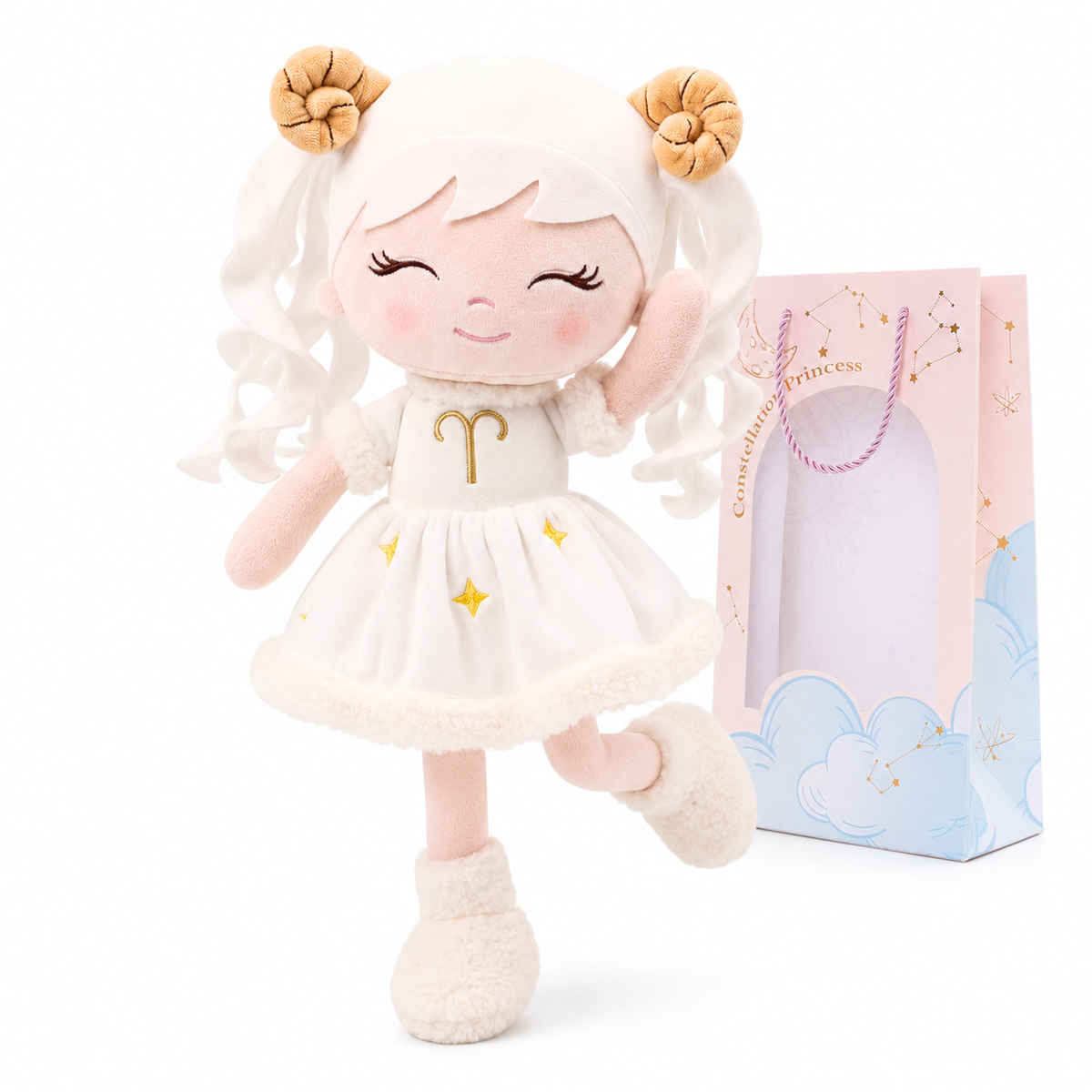 Aries Zodiac Doll Gift Set – 17-Inch Birthday Gift for Girls