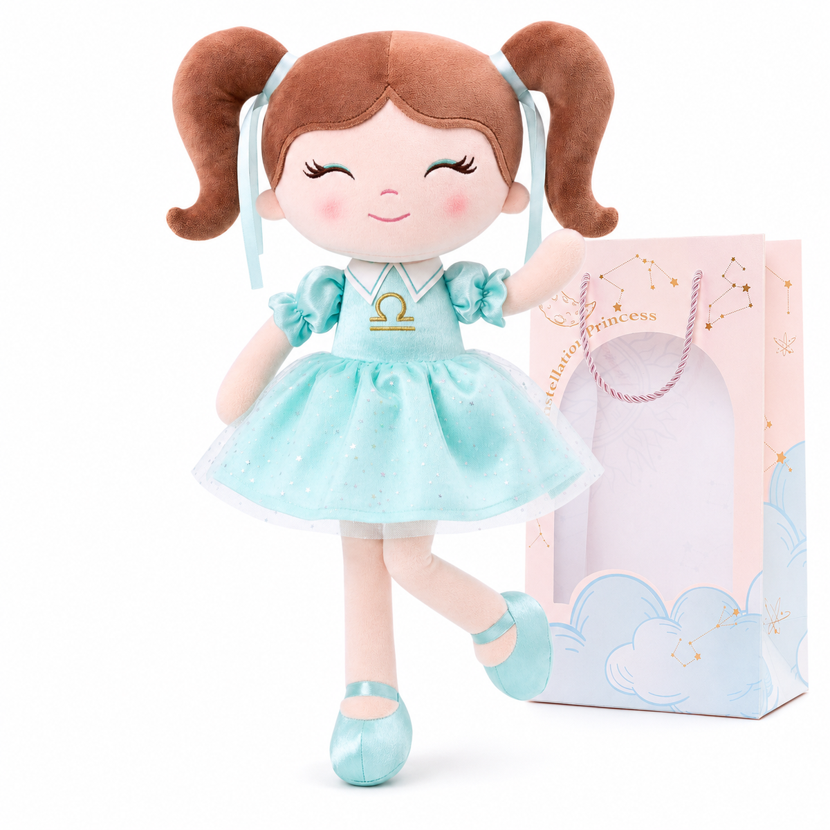 Libra Zodiac Doll Gift Set – 17-Inch Birthday Gift for Girls