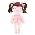 Load image into Gallery viewer, Gloveleya 14-inch Personalized Plush Dolls Curly Ballerina Series Champagne Pink Ballet Dream
