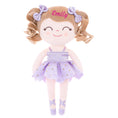 Load image into Gallery viewer, Gloveleya 14-inch Personalized Plush Dolls Curly Ballerina Series Purple Ballet Dream
