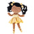 Personalized Gloveleya Curly Ballet Girl Princess Dolls Tanned Gold 13 inches - Gloveleya Offical