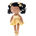 Cargar la imagen en la vista de la galería, Personalized Gloveleya Curly Ballet Girl Princess Dolls Tanned Gold 13 inches - Gloveleya Offical
