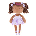Load image into Gallery viewer, Gloveleya 14-inch Personalized Plush Dolls Curly Ballerina Series Tanned Purple Ballet Dream
