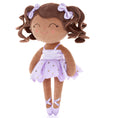 Load image into Gallery viewer, Personalized Gloveleya Curly Ballet Girl Princess Dolls Tanned Purple 13 inches - Gloveleya Offical
