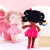 Personalized Gloveleya Curly Ballet Girl Princess Dolls Tanned Rose 13 inches