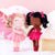 Personalized Gloveleya Curly Ballet Girl Princess Dolls Tanned Rose 13 inches