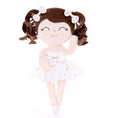 Charger l'image dans la visionneuse de la galerie, Gloveleya 14-inch Personalized Plush Dolls Curly Ballerina Series White Ballet Dream
