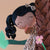 Personalized Gloveleya Curly Hair Dolls Tanned Skin with Leopard Dress 12inches(30CM)