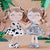 Personalized Gloveleya Curly Hair Baby Doll Light Leopard Dress 12inches(30CM)