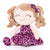 Personalized Gloveleya Curly Hair Dolls with Rose Leopard Dress 12inches(30CM) - Gloveleya Offical