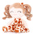 Personalized Gloveleya Curly Hair Dolls with Giraffe Costume 12inches(30CM)