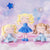 Personalized Gloveleya Curly Hair Baby Doll Blue Star Dress 12inches(30CM) - Gloveleya Offical