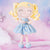 Personalized Gloveleya Curly Hair Baby Doll Blue Star Dress 12inches(30CM)