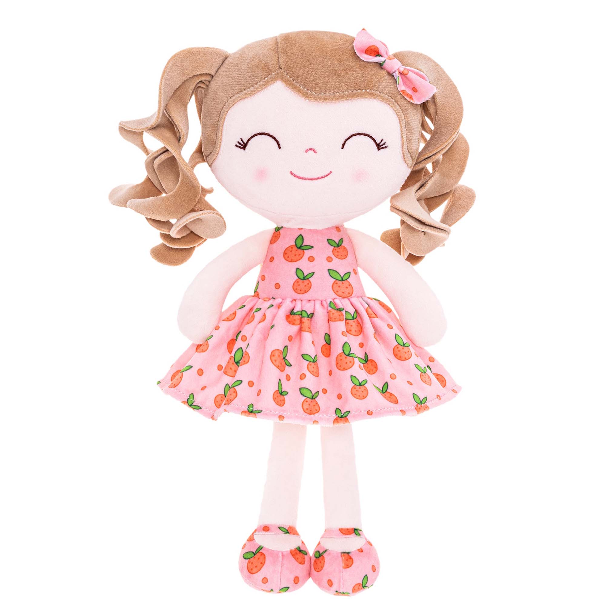 [Auto 20% Off] Personalized 12-inch Plush Baby Doll Birthday Girl Gift Idea