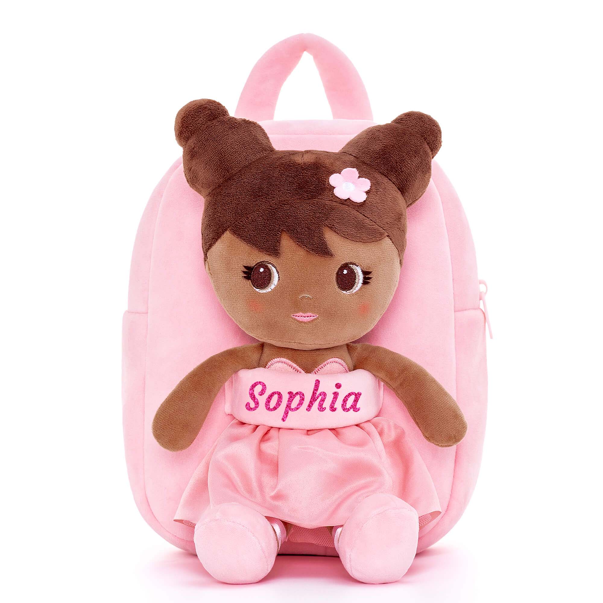 Mochilas personalizadas Magical Girl de 9 pulgadas con muñeca Julia de peluche de Lazadagifts