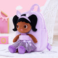 Cargar la imagen en la vista de la galería, Lazadagifts 9-inch Personalized Magical Girl Backpacks with Plush Brianna Doll - Gloveleya Offical
