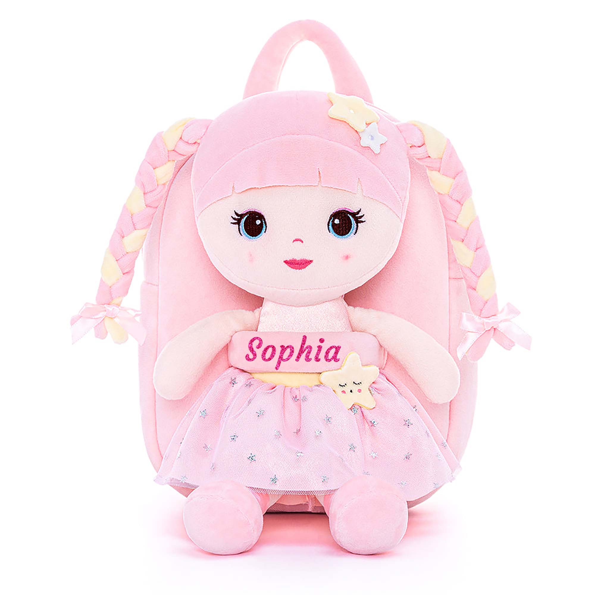 Lazadagifts 9-inch Personalized Magical Girl Backpacks with Plush Irene Doll