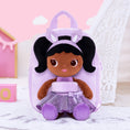 Cargar la imagen en la vista de la galería, Lazadagifts 9-inch Personalized Magical Girl Backpacks with Plush Brianna Doll - Gloveleya Offical
