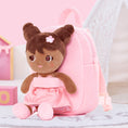 Load image into Gallery viewer, Lazadagifts 9-inch Personalized Magical Girl Backpacks with Plush Julia Doll - Gloveleya Offical
