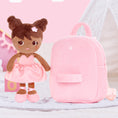 Load image into Gallery viewer, Lazadagifts 9-inch Personalized Magical Girl Backpacks with Plush Julia Doll - Gloveleya Offical
