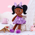 Load image into Gallery viewer, Lazada 17-inch Personalized Magical Princess Dolls Africa American Girls Gifts Brianna - Gloveleya Offical
