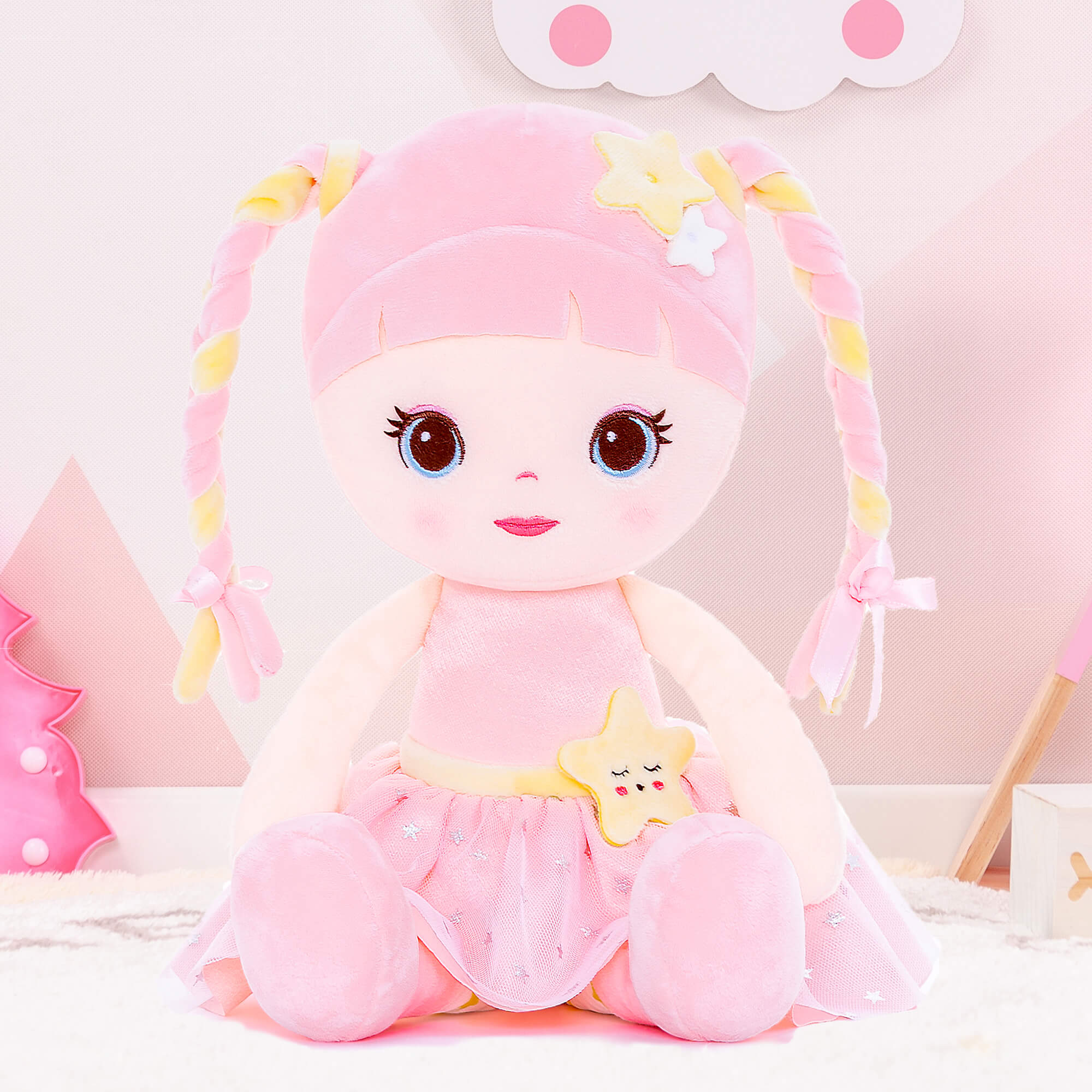 Lazada 17-inch Personalized Magical Princess Dolls Gifts Cobraids Girl Irene - Gloveleya Offical