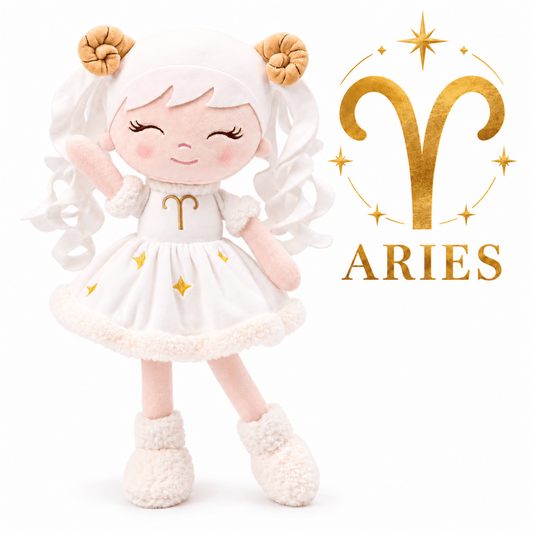 Aries Zodiac Doll Gift Set – 17-Inch Birthday Gift for Girls - Gloveleya Official