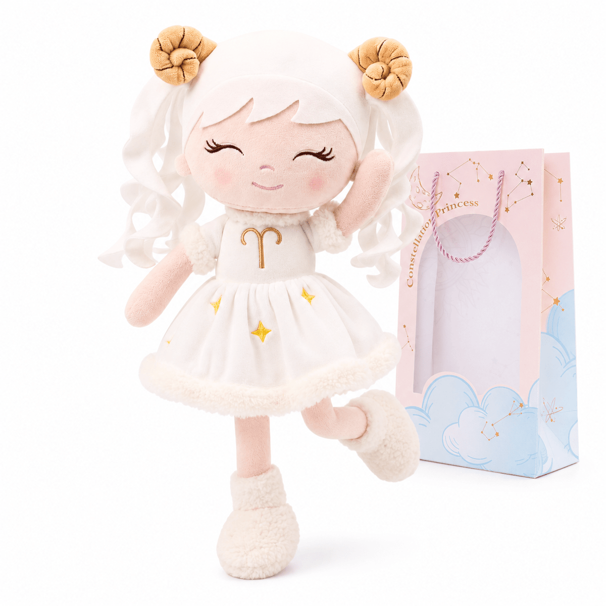 Aries Zodiac Doll Gift Set – 17-Inch Birthday Gift for Girls - Gloveleya Official