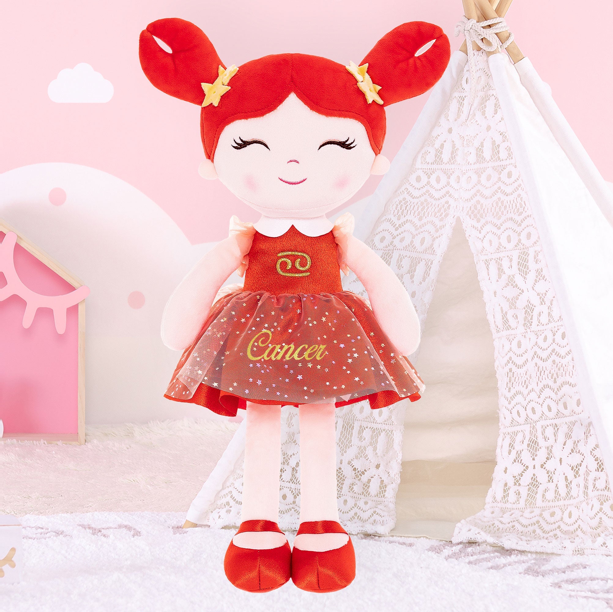 Arteeksdoll 17 - inch Personalized Constellation Zodiac Dolls Series - The Crab - Gloveleya Official