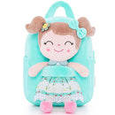 [Auto 20% OFF] Personalized 9 - inch Plush Curly Girl Dolls Backpack - Gloveleya Official