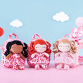 Load image into Gallery viewer, [Auto 20% OFF] Personalized 9 - inch Plush Curly Girl Dolls Backpack - Gloveleya Official
