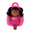 Load image into Gallery viewer, [Auto 20% OFF] Personalized 9 - inch Plush Curly Girl Dolls Backpack - Gloveleya Official
