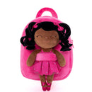 [Auto 20% OFF] Personalized 9 - inch Plush Curly Girl Dolls Backpack - Gloveleya Official