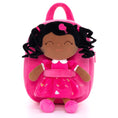 Load image into Gallery viewer, [Auto 20% OFF] Personalized 9 - inch Plush Curly Girl Dolls Backpack - Gloveleya Official
