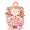 Load image into Gallery viewer, [Auto 20% OFF] Personalized 9 - inch Plush Curly Girl Dolls Backpack - Gloveleya Official
