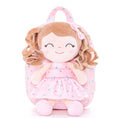 Load image into Gallery viewer, [Auto 20% OFF] Personalized 9 - inch Plush Curly Girl Dolls Backpack - Gloveleya Official
