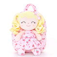 Load image into Gallery viewer, [Auto 20% OFF] Personalized 9 - inch Plush Curly Girl Dolls Backpack - Gloveleya Official
