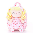 [Auto 20% OFF] Personalized 9 - inch Plush Curly Girl Dolls Backpack - Gloveleya Official