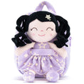 Load image into Gallery viewer, [Auto 20% OFF] Personalized 9 - inch Plush Curly Girl Dolls Backpack - Gloveleya Official
