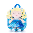 Load image into Gallery viewer, [Auto 20% OFF] Personalized 9 - inch Plush Curly Girl Dolls Backpack - Gloveleya Official
