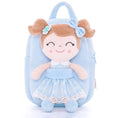 Load image into Gallery viewer, [Auto 20% OFF] Personalized 9 - inch Plush Curly Girl Dolls Backpack - Gloveleya Official
