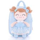 [Auto 20% OFF] Personalized 9 - inch Plush Curly Girl Dolls Backpack - Gloveleya Official