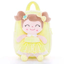 [Auto 20% OFF] Personalized 9 - inch Plush Curly Girl Dolls Backpack - Gloveleya Official