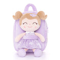 Load image into Gallery viewer, [Auto 20% OFF] Personalized 9 - inch Plush Curly Girl Dolls Backpack - Gloveleya Official
