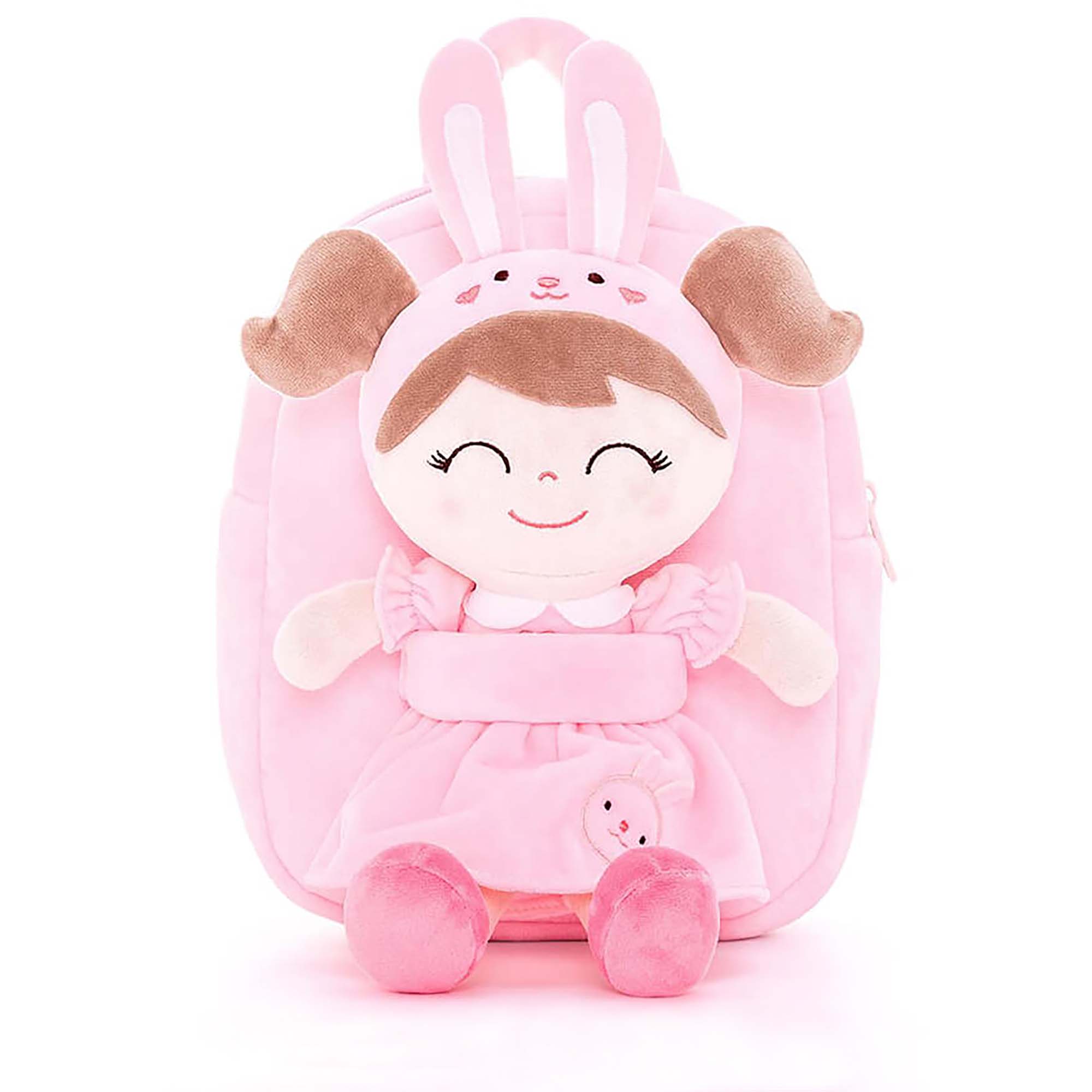 [Auto 20% OFF] Personalized 9 - inch Plush Curly Girl Dolls Backpack - Gloveleya Official