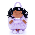 Load image into Gallery viewer, [Auto 20% OFF] Personalized 9 - inch Plush Curly Girl Dolls Backpack - Gloveleya Official
