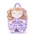 Load image into Gallery viewer, [Auto 20% OFF] Personalized 9 - inch Plush Curly Girl Dolls Backpack - Gloveleya Official
