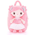 Load image into Gallery viewer, [Auto 20% OFF] Personalized 9 - inch Plush Curly Girl Dolls Backpack - Gloveleya Official
